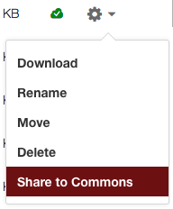 share to commons button