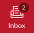 Inbox with unread notification