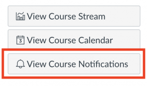 course level notifications