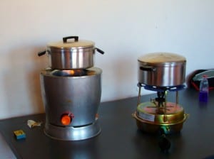 Arivi Flame Stove (left) and ParaSafe Primus Stove (right)