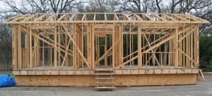 wood frame construction