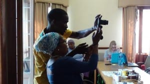 Lavista Teaching Nosiphiwo How To Use The Camera