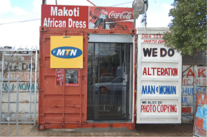 Although some shops are smaller and more informal, they offer a variety of services. (Photo credit: Van der Wath)