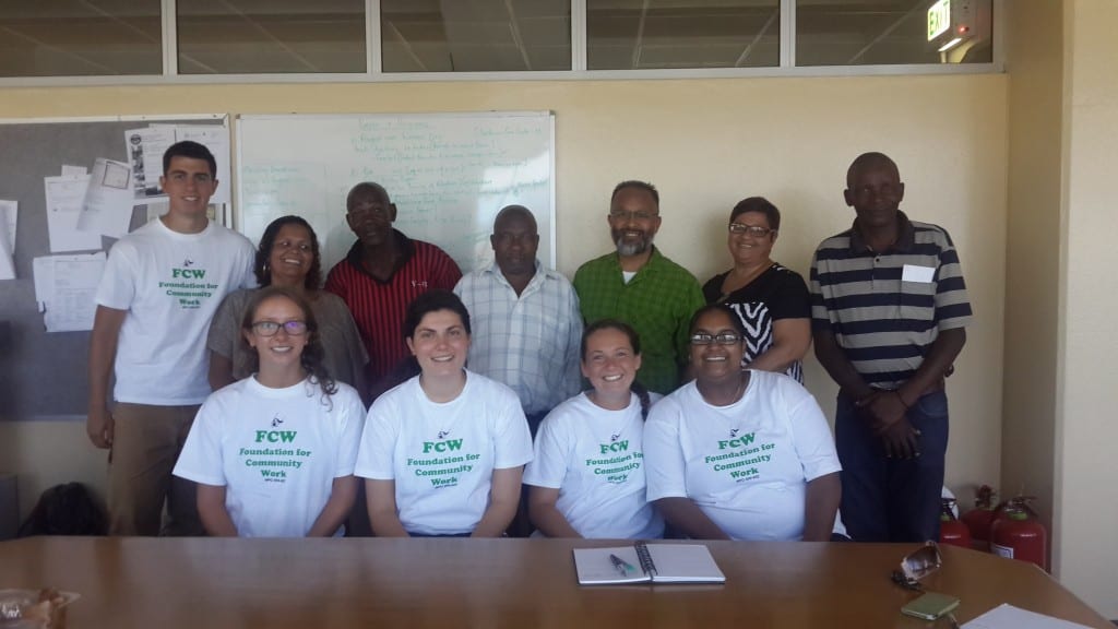 Representatives from FCW, Vygieskraal, and the WPI Team after a group discussion