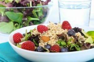 spring berry quinoa salad