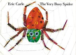 The Very Busy Spider by Eric Carle Book Cover