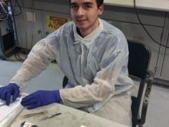 NNL Activities: Guerrero of Mechanical Engineering (sophomore) joined the NNL for research experiences