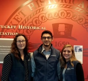 The NHA Group: (left to right) Catherine Bonner, Adam Karcs, and Emily Perry
