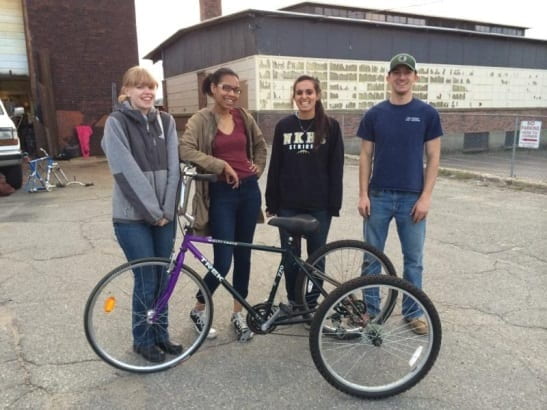 Worcester Earn-a-Bike project, conducted by WCPC students, Bror Axelsson, Jaclyn DeCristoforo, Kyla Rodger, Aida Waller, is selected as a finalist for the 2014 President’s IQP Awards. 